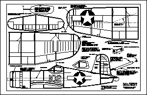 F4U-1 No-Cal Full Size Plan