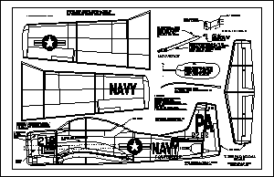 T-28B No-Cal Full Size Plan