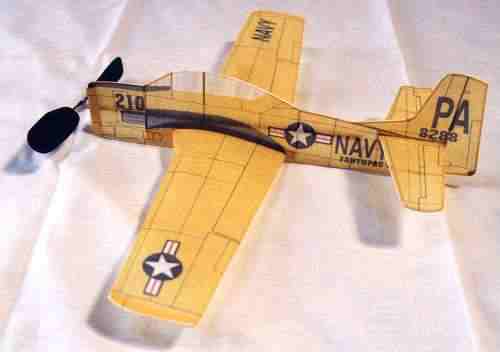 14" The ROGUE R.O.G Rubber Powered Plane Balsa Model Airplane Kit Midwest 503 